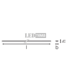 TRUSYS FLEX P 840 DS CL WT 70W 4000К Лінійний світильник IP40 LEDVANCE (4058075771994) 4058075771994 фото