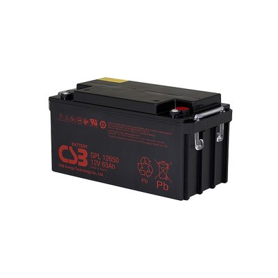 Акумуляторна батарея CSB GPL12650, 12V 65Ah (350х166х174мм), Q1 GPL12650 фото