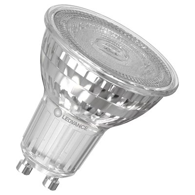 LED PAR16 80 6,9W/830 230V GU10 10X1 LEDVANCE Світлодіодна лампа в скляній колбі (4099854054822) 4099854054822 фото