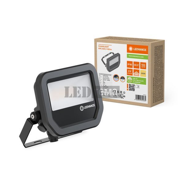 FL 10 P 8W 1K2LM 830 PS SY100 BK прожектор с переключателем мощности Ledvance (4099854305689) 4099854305689 фото