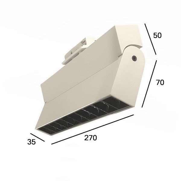 AccentFlow-Book220v 20Вт 30&deg; 4000K white CRI90 трековый светильник однофазный белый (AFBK220v-WH2030490) AFBK220v-WH2030490 фото