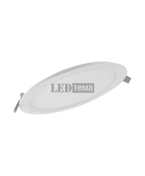 DL SLIM DN 210 18 W 3000 K WT Ledvance (4058075079090) Плоский світлодіодний світильник Downlight з вбудованим драйвером, круглої форми 4058075079090 фото