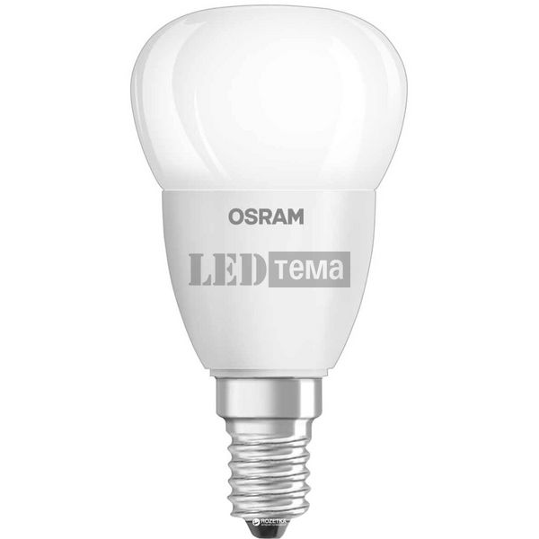 LED VALUE CL P40 5W/827 230V FR E14 10X1 OSRAM Светодиодная лампа (4058075147898) 4058075147898 фото