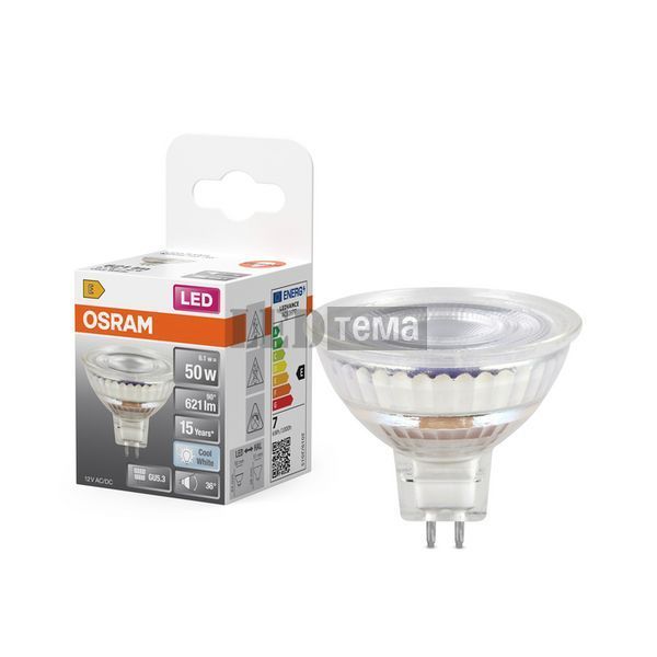 LED Star MR16 50 36&deg; 6.1W 840 GU5.3 лампа светодиодная OSRAM (4099854458446) 4099854458446 фото