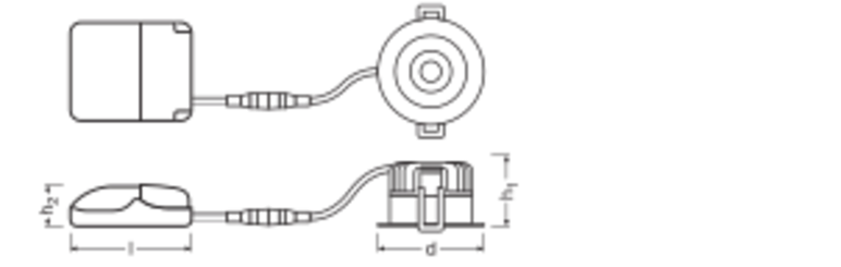 SP FIX P 940 PS DIM IP44/IP20 WT 4-6-8W 4000К Точечный светильник TRIAC DIM перекл. мощ. LEDVANCE (4058075799561) 4058075799561 фото