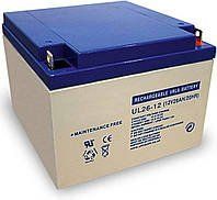Аккумуляторная батарея Ultracell UL26-12 AGM 12V 26 Ah (167x 175 x 125), 8 kg White Q1/180 UL26-12 фото