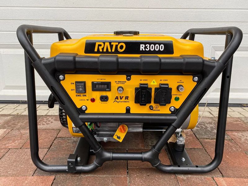RATO R3000 (3.0 кВт) Італія Генератор Бензиновий, однофазний, Ручний стартер. R3000-G07 фото