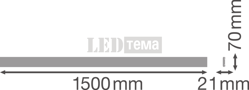 TRUSYS FLEX BLIND COVER WT Захисна вставка LEDVANCE (4058118270828) 4058118270828 фото