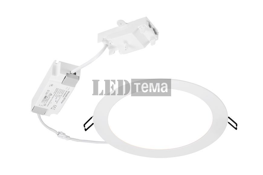 START Downlight Flat 205 IP44 2250LM 840 DIM 24W Светильник круглый врезной диммируемый Sylvania (0054125) 0054125 фото