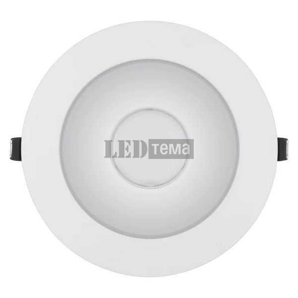 DL UGR19 PFM DN195 21 W 830 WT IP54 Ledvance (4058075459250) Світлодіодний світильник Downlight, який підходить для робочих місць з екраном комп'ютера 4058075459250 фото