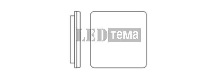 SF FLAT SQ SN 330 P ML 83040 12-19W 3000/4000К Накладной светильник MW CCT перекл. мощ. IP54 LEDVANCE (4099854292712) 4099854292712 фото