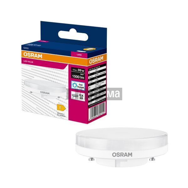 LED GX53 99 120 13W/865 230V GX53 10X1 EU світлодіодна лампа GX53 OSRAM (4099854692154) 4099854692154 фото
