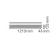 LN INV DI 1200 P 930 DA EL WT 34-43-48-54W 3000К Офисный светильник аварийный 3ч DALI DIM перекл. мощ. IP20 LEDVANCE (4099854249570) 4099854249570 фото 12