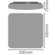 SF SQUARE 330 SEN V 830 IP44 24W 3000К Накладной светильник с датчиком LEDVANCE (4099854041990) 4099854041990 фото 8