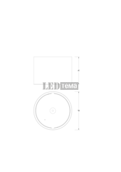 DL CMFT FRAME D250 BK Монтажная рамка LEDVANCE (4099854500169) 4099854500169 фото