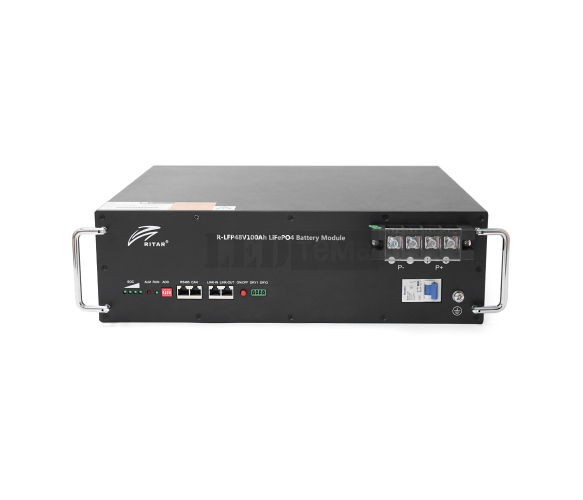 Аккумуляторная батарея Ritar LiFePO4 48V 100Ah 4800Wh BMS100@16S для монтажа в стойку ( 442 x450 х 175 ), 52,4kg Q1 (R-LFP 48V 100Ah) R-LFP 48V 100Ah фото