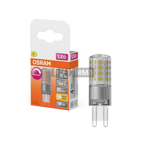 LED PIN 50 320&deg; DIM 4.4W 827 Clear G9 лампа світлодіодна димована OSRAM (4099854247583) 4099854247583 фото