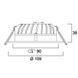 START Downlight 90 IP54 880Lm 840 DIM 7,8W Світильник круглий врізний димований Sylvania (0030380) 0030380 фото 12