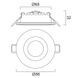 START Spot IP65 670-1050LM 3CCT WHITE 10W Светильник точечный с переключателем мощности и температуры цвета Sylvania (0005244) 0005244 фото 5