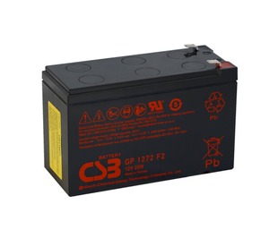 Акумуляторна батарея CSB GP1272F2, 12V 7,2Ah (151х65х100мм) 2,4 кг Q10/420 GP1272F2-B фото
