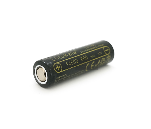 Акумулятор 14500 LiitoKala Lii-14A, 800mAh, 3.7V, Black Q100/500 (LiitoKala Lii-14A) LiitoKala Lii-14A фото