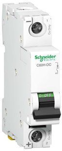 Автоматичний вимикач C60H-DC 250В 1P 4A С Schneider Electric (A9N61504) A9N61504 фото