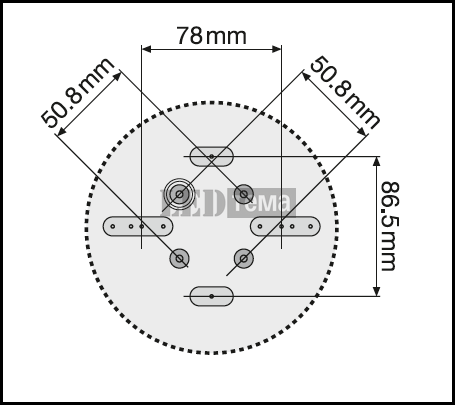 SF FLAT SQ DA 500 P 83040 27W 3000/4000К Накладний світильник DALI-2 DIM CCT IP54 LEDVANCE (4099854292798) 4099854292798 фото