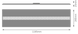 PANEL LOUVER 1200 V 840 U16 BK 27,5W 4000К Світильник панель IP20 LEDVANCE (4099854149733) 4099854149733 фото 3