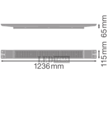 LB FLEX 1200 P 840 VW 73W 4000К світильник для високих стель IP23 LEDVANCE (4058075676121) 4058075676121 фото
