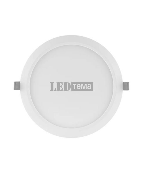 DL SLIM DN 210 18 W 6500 K WT Ledvance (4058075079137) Плоский світлодіодний світильник Downlight з вбудованим драйвером, круглої форми 4058075079137 фото