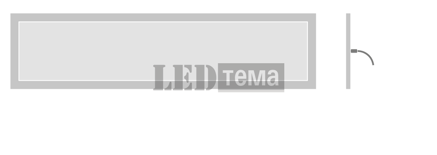PL INT 1200 V 840 IP65 UGR19 35W 4000К Светильник панель LEDVANCE (4099854188350) 4099854188350 фото