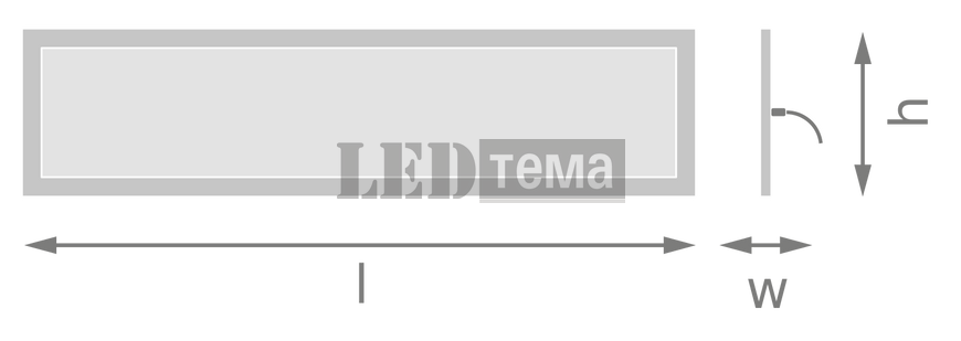 PL INT 1200 V 840 IP65 UGR19 35W 4000К Светильник панель LEDVANCE (4099854188350) 4099854188350 фото