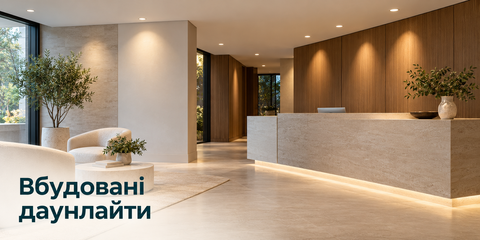 Світильники даунлайти