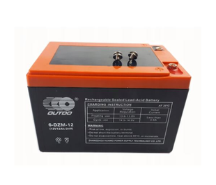 Тяговая аккумуляторная батарея AGM OUTDO 6-DZM-12, 12V 12Ah, (150 х 100 х 96), Q4 6-DZM-12 фото