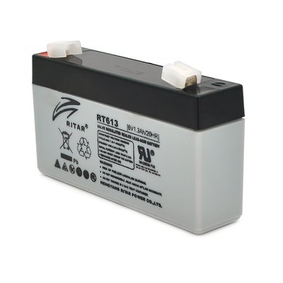 Аккумуляторная батарея AGM RITAR RT613, Gray Case, 6V 1.3Ah ( 97х24х 52 (58) ) Q20 RT613 фото