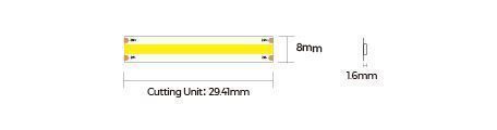 LED стрічка COB-24V-IP20 15W 1950Lm 4000K 5м COLORS (DF15-24V-8mm-NW) DF15-24V-8mm-NW фото