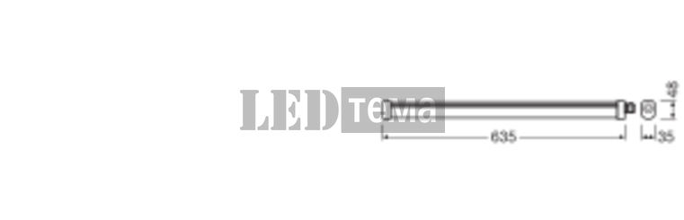 DP SLIM 600 V ML 865 IP65 9-14W 6500К Пылевлагозащищённый светильник перекл. мощ. LEDVANCE (4099854720215) 4099854720215 фото