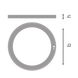 DL UNIV SN RING D300 BN Декоративное кольцо для светильника LEDVANCE (4099854559518) 4099854559518 фото 5