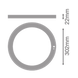 DL UNIV SN RING D300 BN Декоративное кольцо для светильника LEDVANCE (4099854559518) 4099854559518 фото 6