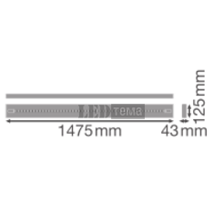 LN INV DI 1500 P 940 PS WT 53-61-63-69W 4000К Офісний світильник перем. потуж. IP20 LEDVANCE (4099854135255) 4099854135255 фото
