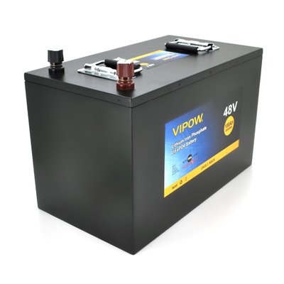 Аккумуляторная батарея Vipow LiFePO4 51,2V 100Ah со встроенной ВМS платой 80A (310*350*390) LiFePO4512-100/80 фото