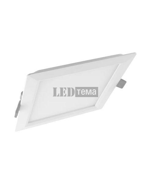 DL SLIM SQ 105 6 W 4000 K WT Ledvance (4058075079236) Плоский світлодіодний світильник Downlight з вбудованим драйвером, квадратної форми 4058075079236 фото