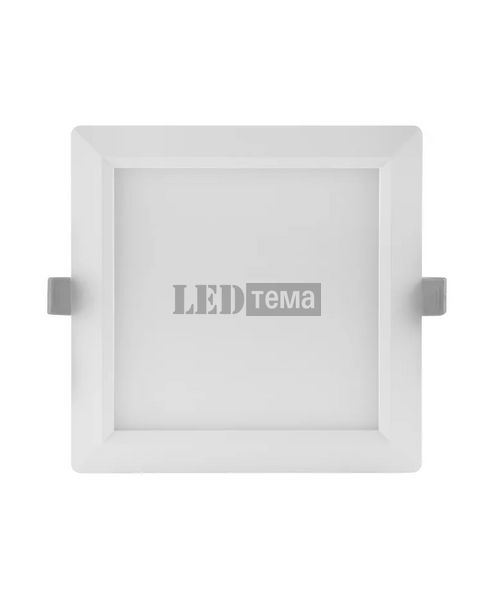 DL SLIM SQ 105 6 W 4000 K WT Ledvance (4058075079236) Плоский світлодіодний світильник Downlight з вбудованим драйвером, квадратної форми 4058075079236 фото