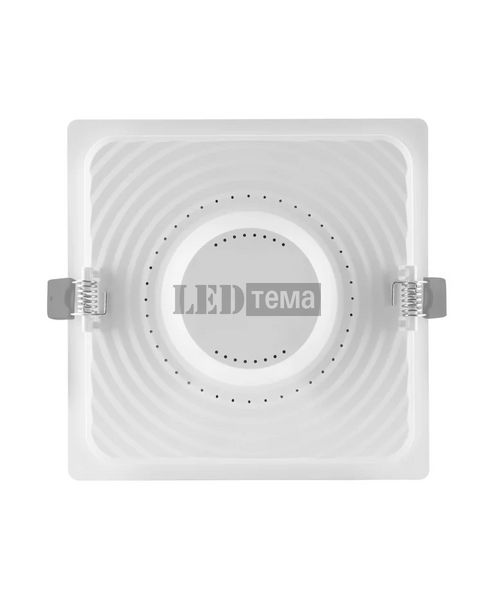 DL SLIM SQ 105 6 W 4000 K WT Ledvance (4058075079236) Плоский світлодіодний світильник Downlight з вбудованим драйвером, квадратної форми 4058075079236 фото