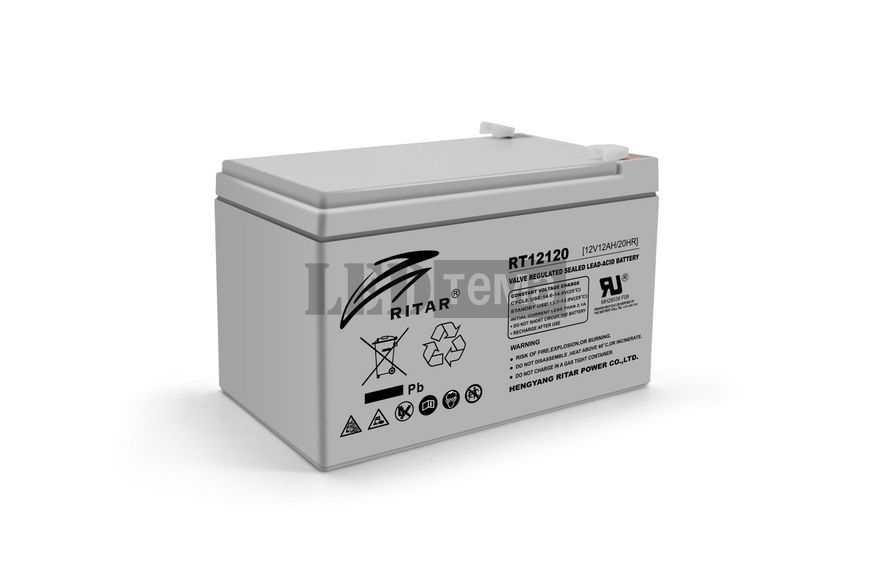 Акумуляторна батарея AGM RITAR RT12120, Gray Case, 12V 12.0Ah (151х98х 95 (101) ) Q4 RT12120 фото