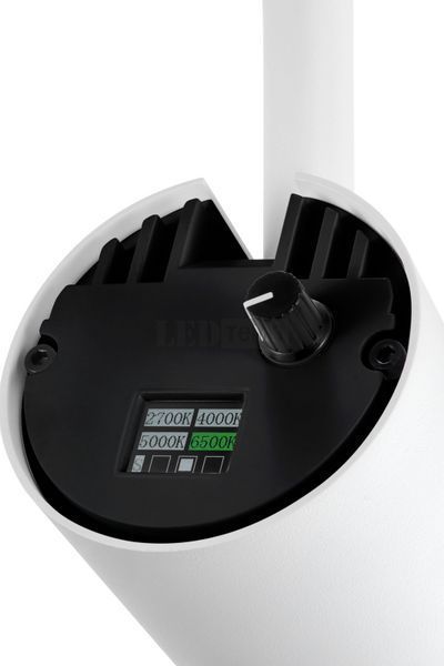 Pixo Zoom TUNE 2000LM 2700-6500 CRI90 DISPLAY WHITE 20W Трековый светильник диммируемый с переключателем температуры цвета Sylvania (0004526) 0004526 фото