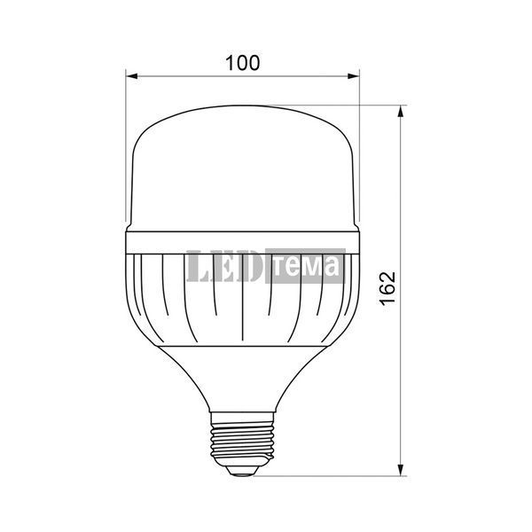 A100 E27 30W 3200лм 6500K AC175-250В 220&deg; светодиодная лампа TITANUM (TL-HA100-30276) TL-HA100-30276 фото