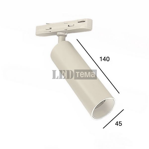 AccentFlow-208A 7Вт 24&deg; 5000K white CRI90 трековый светильник однофазный белый (AF208A-WH0724590) AF208A-WH0724590 фото