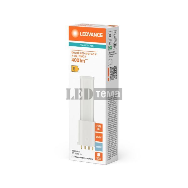 DULUX LED SE7 AC V 3,5W 865 FR 2G7 Светодиодная лампа Ledvance (4099854669859) 4099854669859 фото