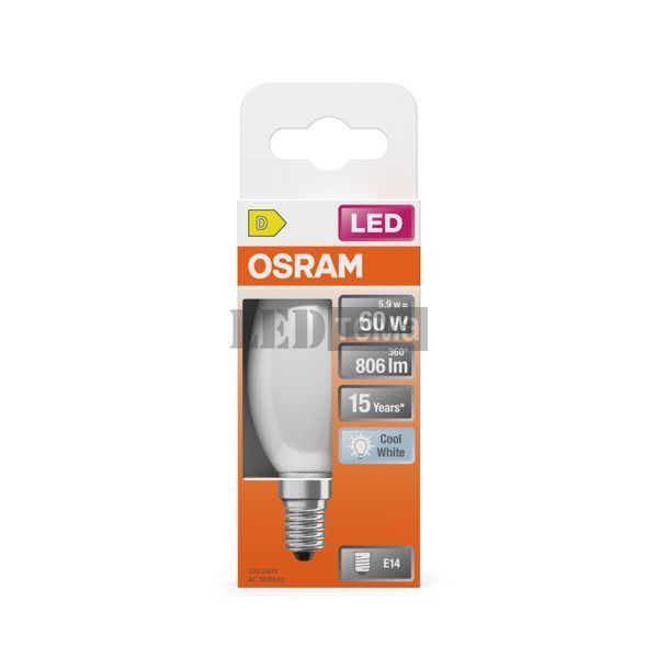 LED Star Classic B60 Filament 5,9W 840 FR E14 Світлодіодна лампа Osram (4099854116339) 4099854116339 фото